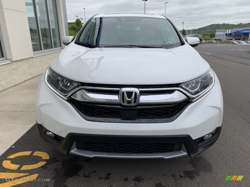 2019 CR-V EX-L AWD - Platinum White Pearl / Gray photo #3