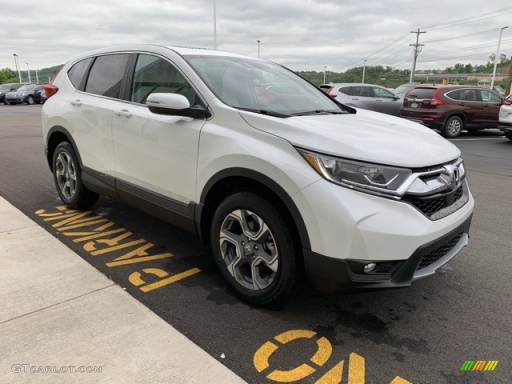 2019 CR-V EX-L AWD - Platinum White Pearl / Gray photo #4