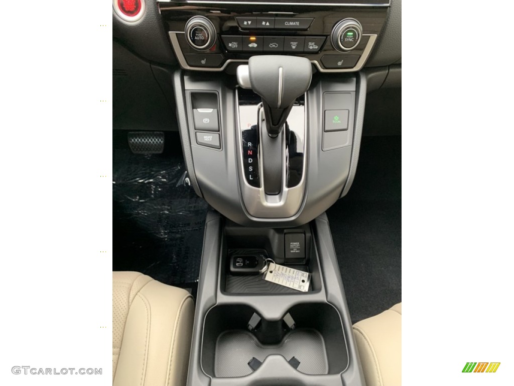 2019 CR-V EX-L AWD - Platinum White Pearl / Gray photo #35