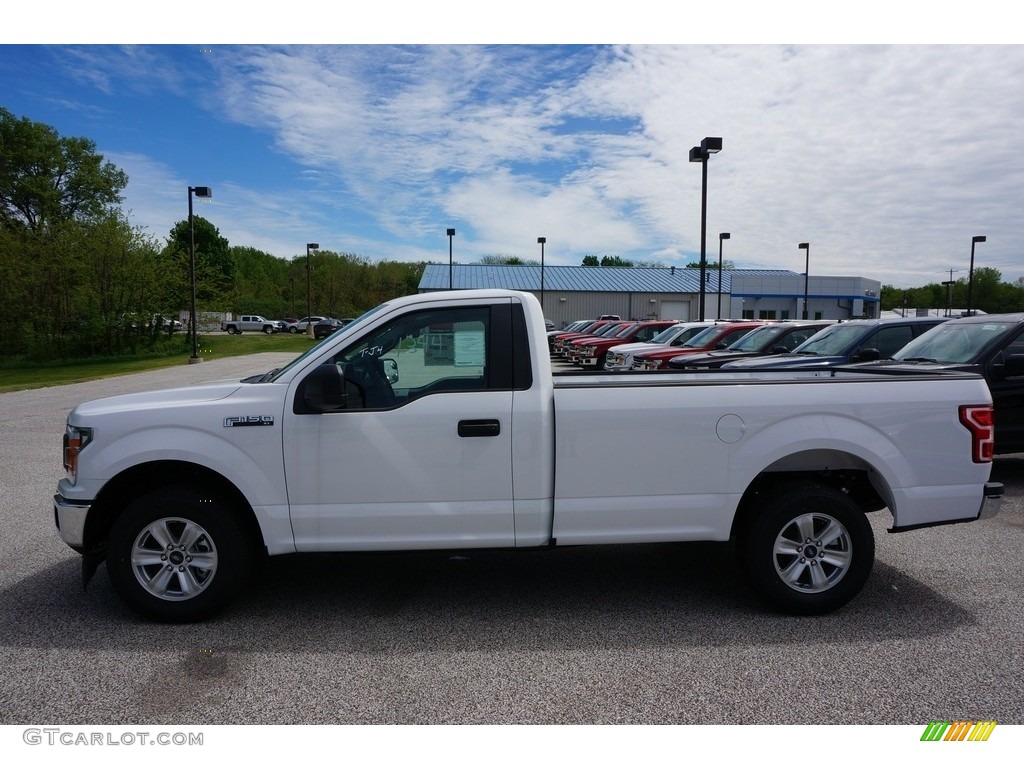 2019 F150 XL Regular Cab - Oxford White / Earth Gray photo #2