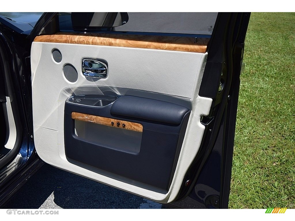 2013 Rolls-Royce Ghost Standard Ghost Model Seashell/Navy Blue Door Panel Photo #133463422