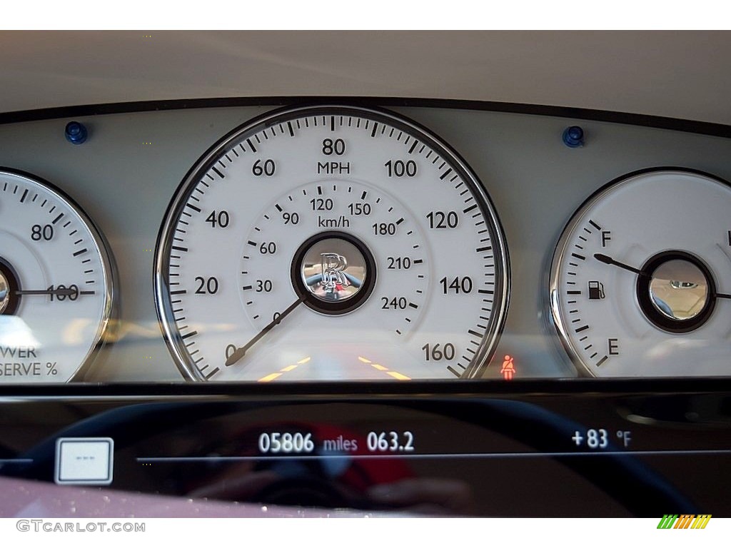 2013 Rolls-Royce Ghost Standard Ghost Model Gauges Photo #133463899