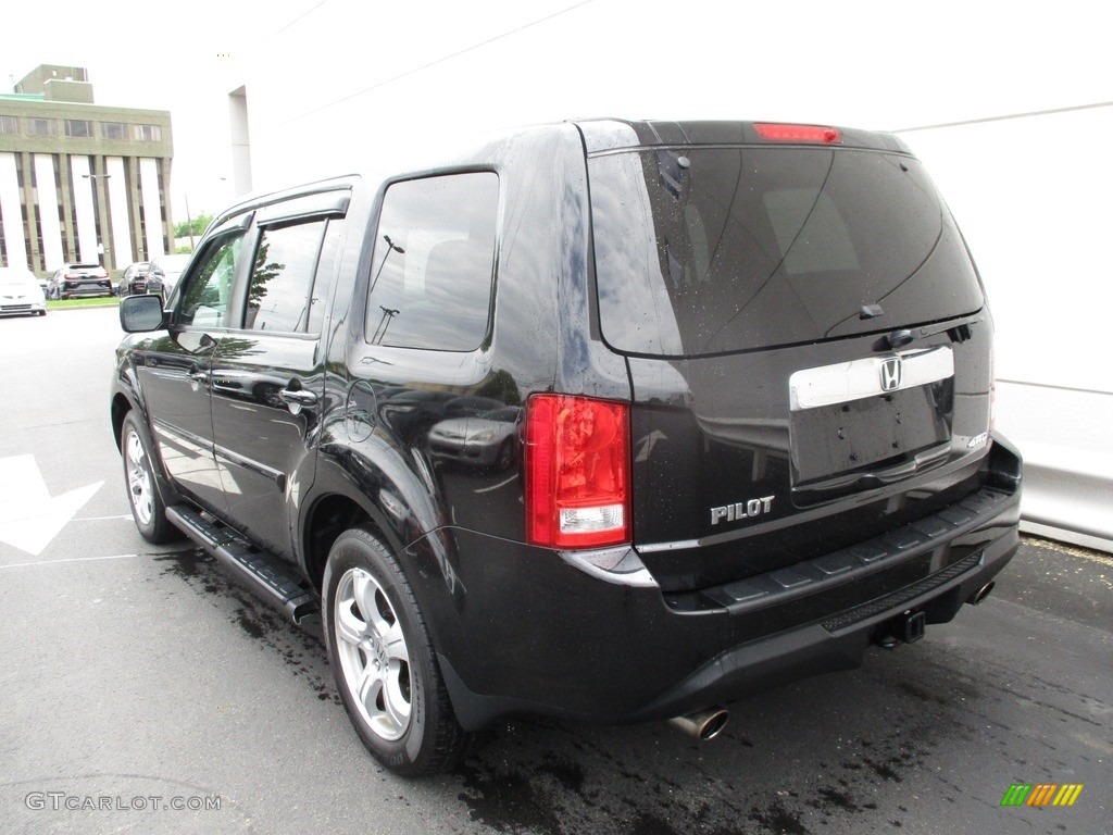 2015 Pilot EX 4WD - Crystal Black Pearl / Gray photo #3