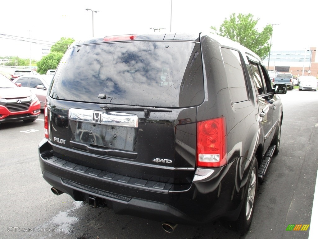2015 Pilot EX 4WD - Crystal Black Pearl / Gray photo #5