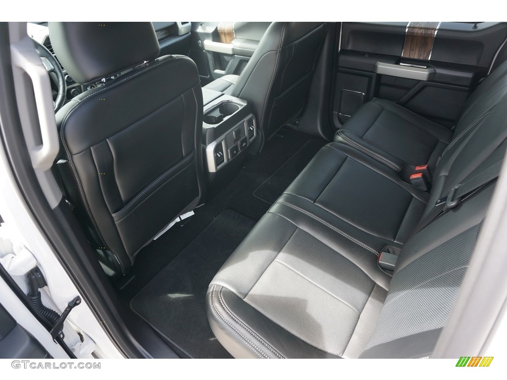 2018 F150 Lariat SuperCrew 4x4 - White Platinum / Black photo #5