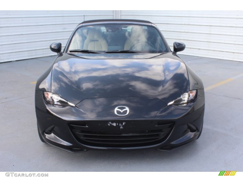 2016 MX-5 Miata Grand Touring Roadster - Jet Black Mica / Sport Tan photo #3
