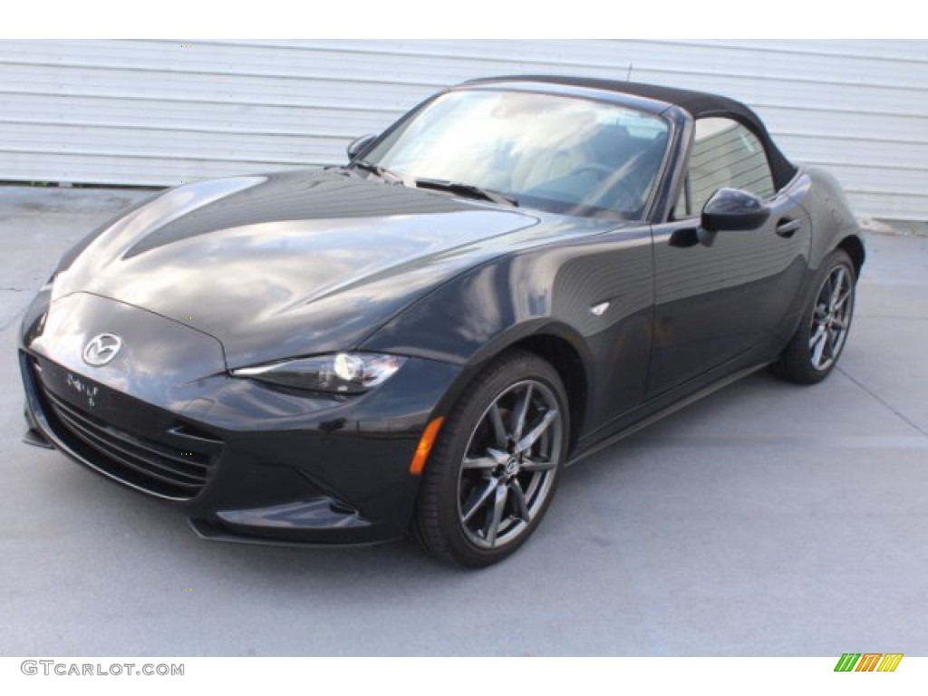 2016 MX-5 Miata Grand Touring Roadster - Jet Black Mica / Sport Tan photo #4