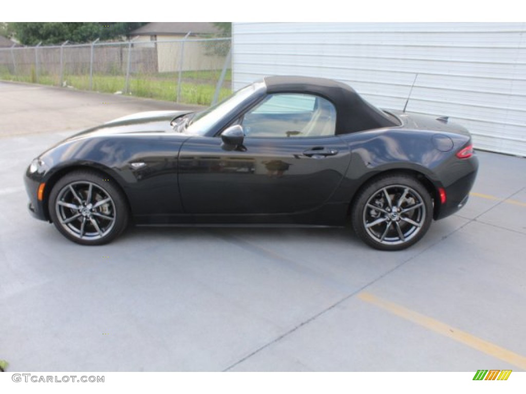 2016 MX-5 Miata Grand Touring Roadster - Jet Black Mica / Sport Tan photo #6