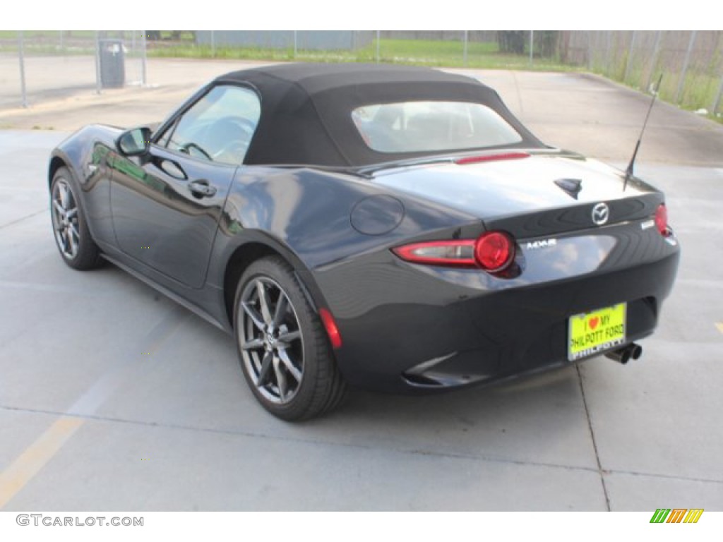 2016 MX-5 Miata Grand Touring Roadster - Jet Black Mica / Sport Tan photo #7