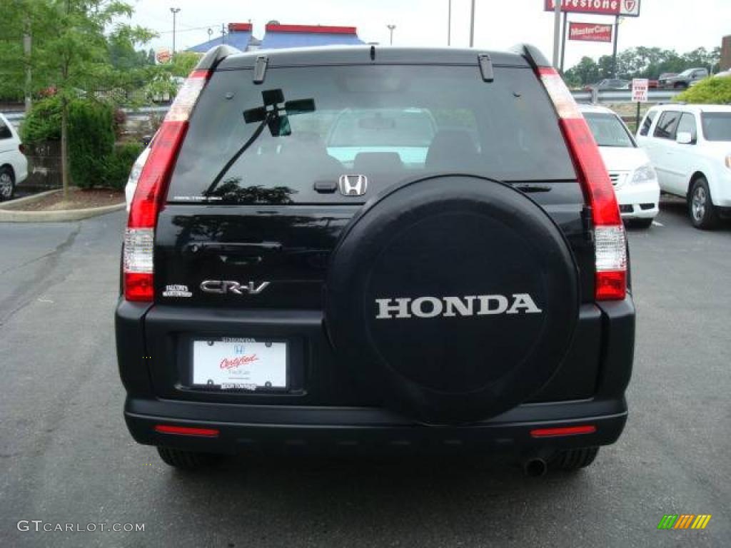 2006 CR-V EX 4WD - Nighthawk Black Pearl / Black photo #3