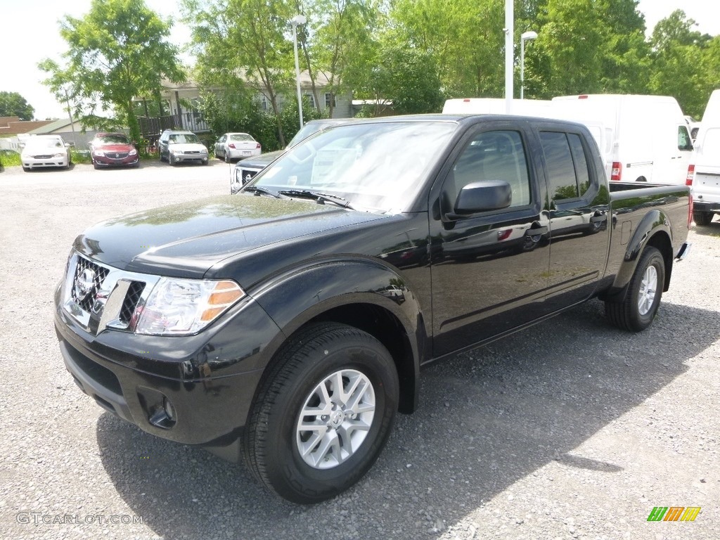 Midnight Black 2019 Nissan Frontier SV Crew Cab 4x4 Exterior Photo #133466656