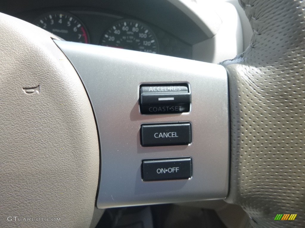 2019 Nissan Frontier SV Crew Cab 4x4 Beige Steering Wheel Photo #133466845
