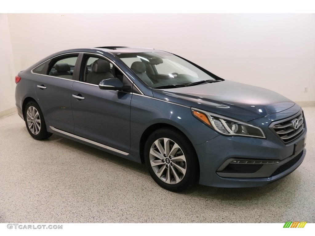 2016 Sonata Sport - Nouveau Blue / Gray photo #1