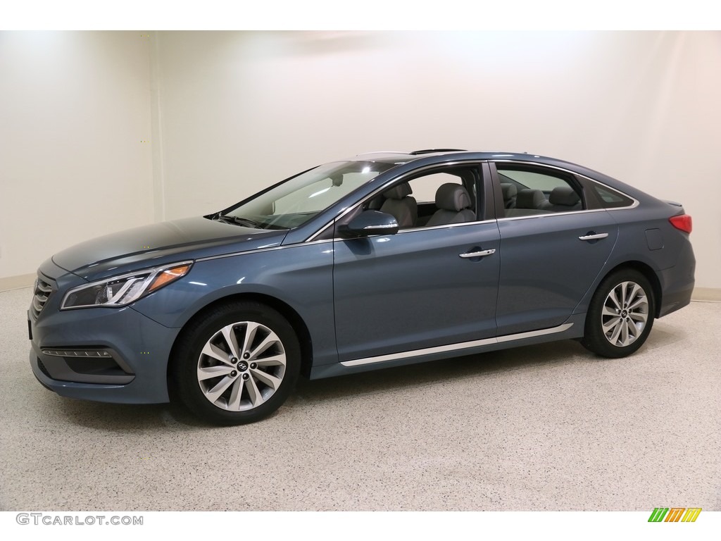2016 Sonata Sport - Nouveau Blue / Gray photo #3