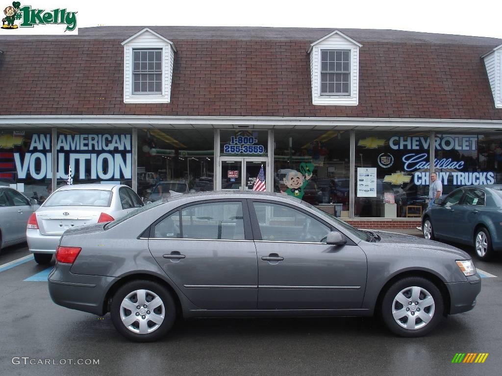 2009 Sonata GLS - Willow Gray / Gray photo #1