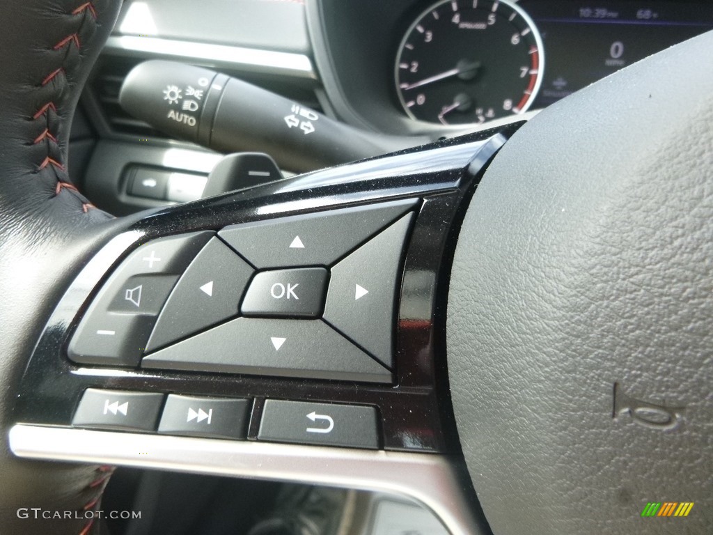 2019 Nissan Altima SR AWD Charcoal Steering Wheel Photo #133469539