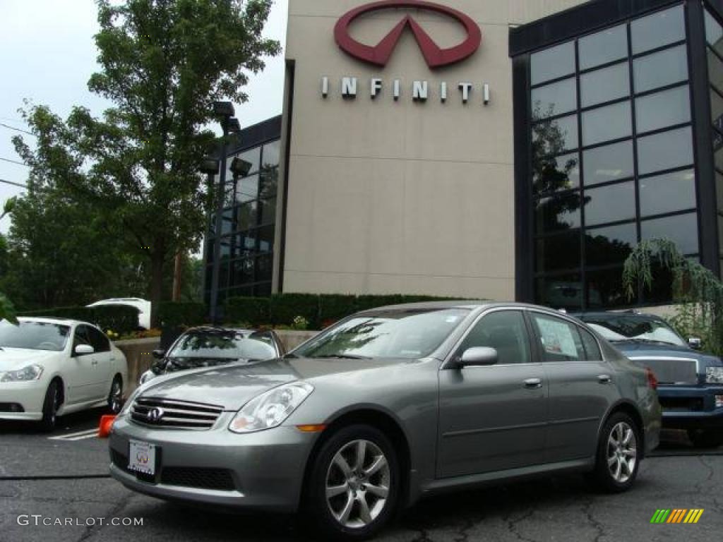 2006 G 35 x Sedan - Diamond Graphite Metallic / Graphite photo #1