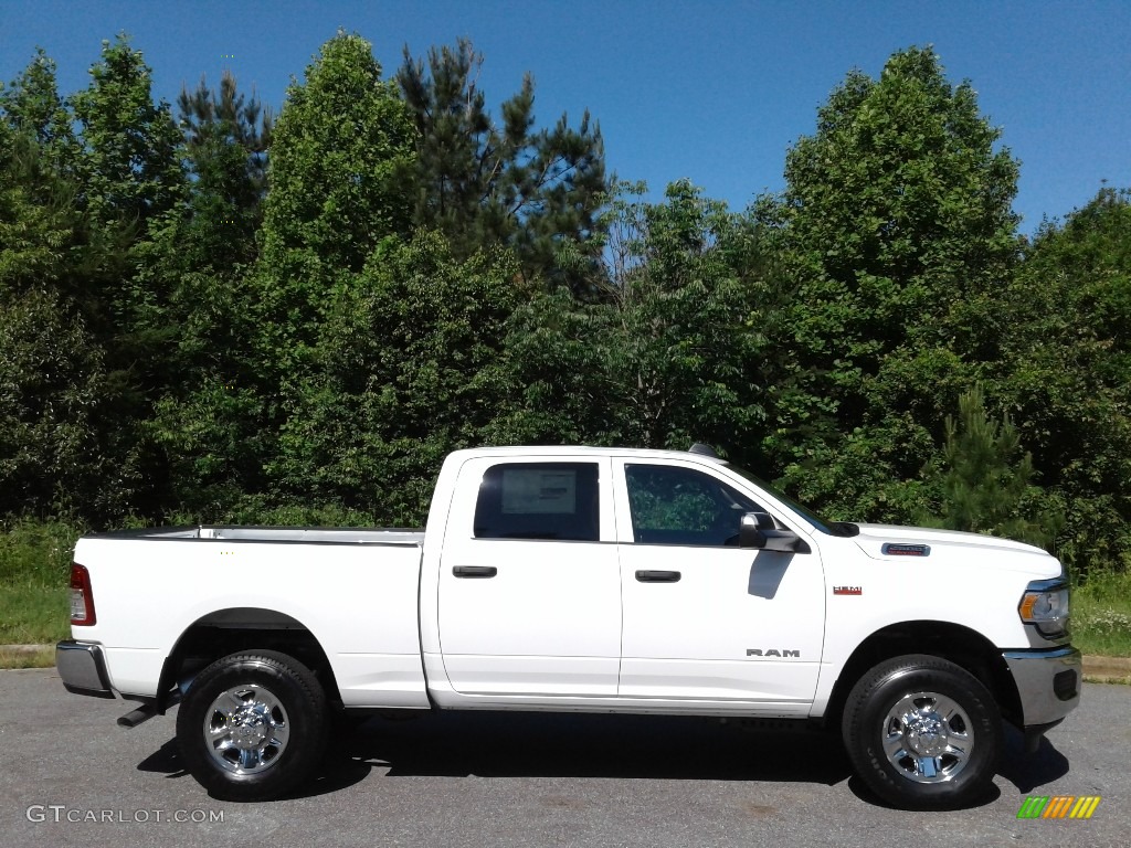 Bright White 2019 Ram 2500 Tradesman Crew Cab 4x4 Exterior Photo #133471174