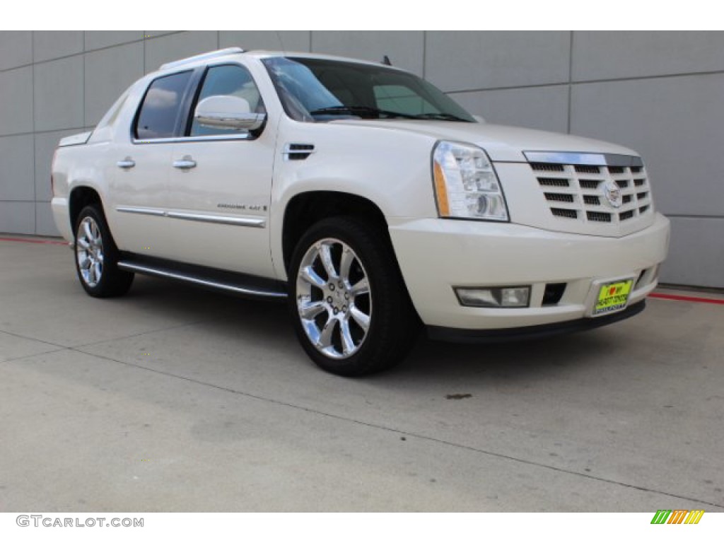 2008 Escalade EXT AWD - White Diamond / Ebony photo #2