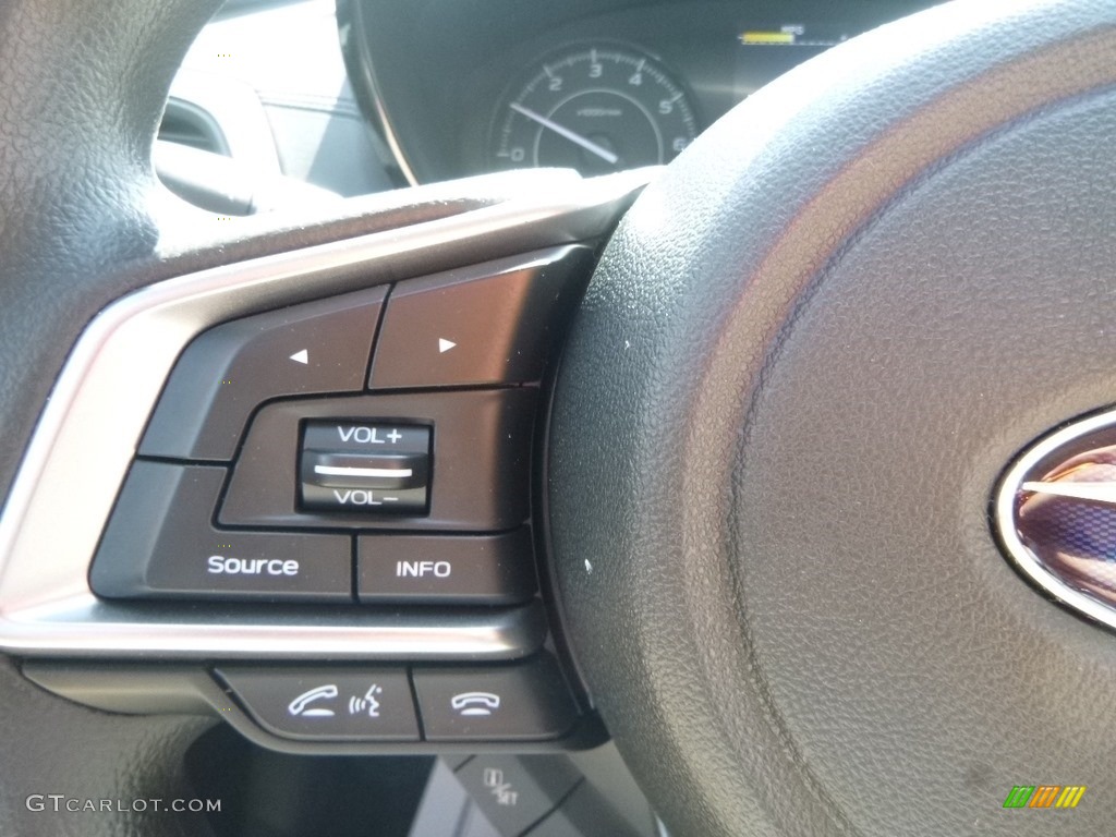 2019 Subaru Impreza 2.0i 4-Door Ivory Steering Wheel Photo #133472623