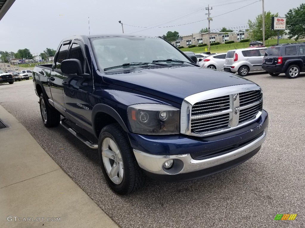 2007 Ram 1500 TRX4 Off Road Regular Cab 4x4 - Electric Blue Pearl / Medium Slate Gray photo #6