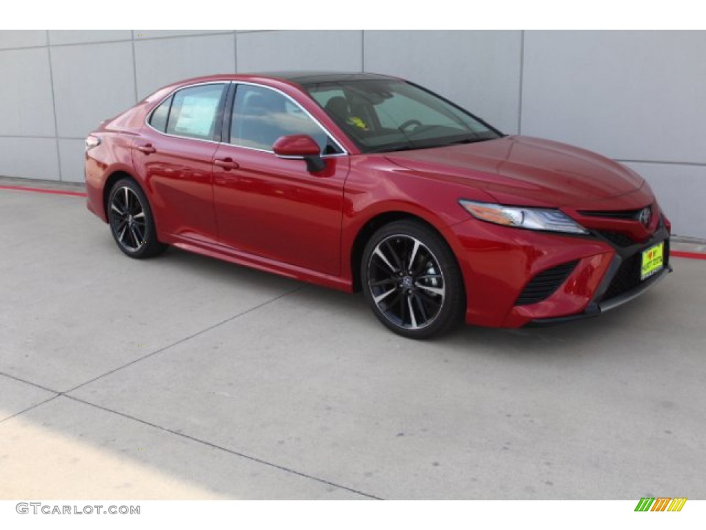 2019 Camry XSE - Supersonic Red / Black photo #2