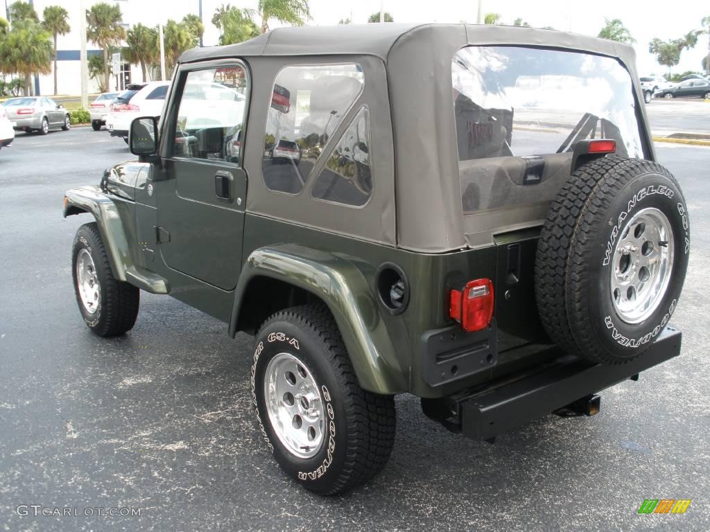 2006 Wrangler X 4x4 - Jeep Green Metallic / Khaki photo #3