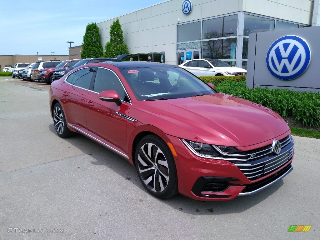Chili Red Metallic 2019 Volkswagen Arteon SEL R-Line 4Motion Exterior Photo #133477891