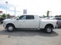 Pearl White - 3500 Laramie Longhorn Mega Cab 4x4 Photo No. 3
