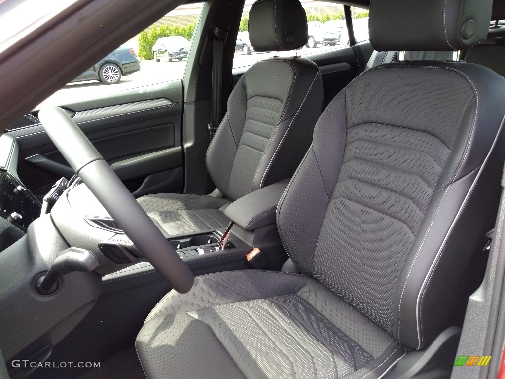 Titan Black Interior 2019 Volkswagen Arteon SEL R-Line 4Motion Photo #133477945