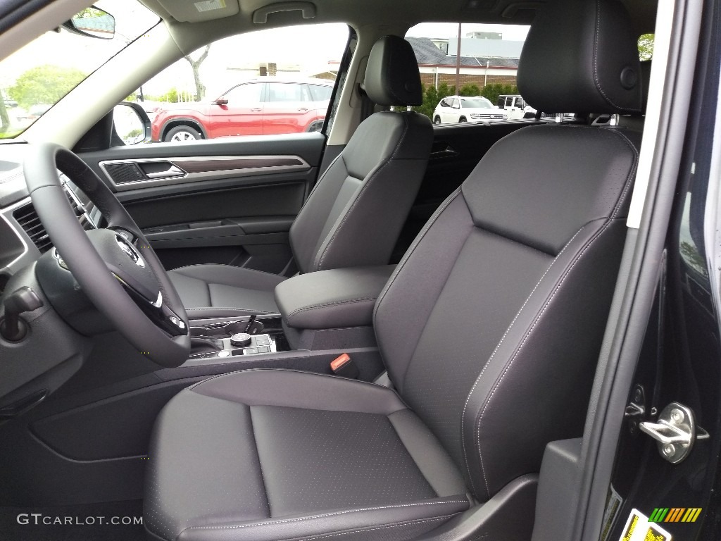 Titan Black Interior 2019 Volkswagen Atlas SEL R-Line 4Motion Photo #133478386