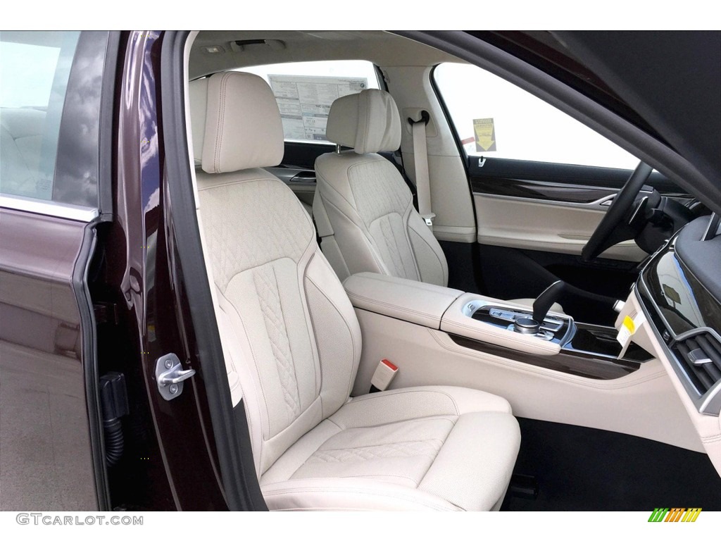 2020 7 Series 740i Sedan - Royal Burgundy Red Metallic / Ivory White/Black photo #2