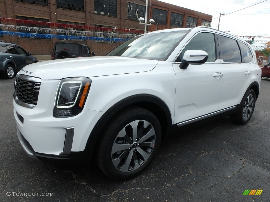 Snow White Pearl 2020 Kia Telluride S AWD Exterior Photo #133480456