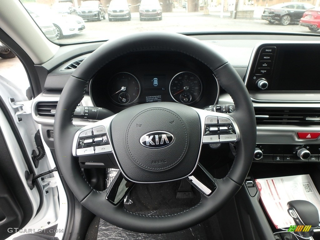2020 Kia Telluride S AWD Black Steering Wheel Photo #133480597