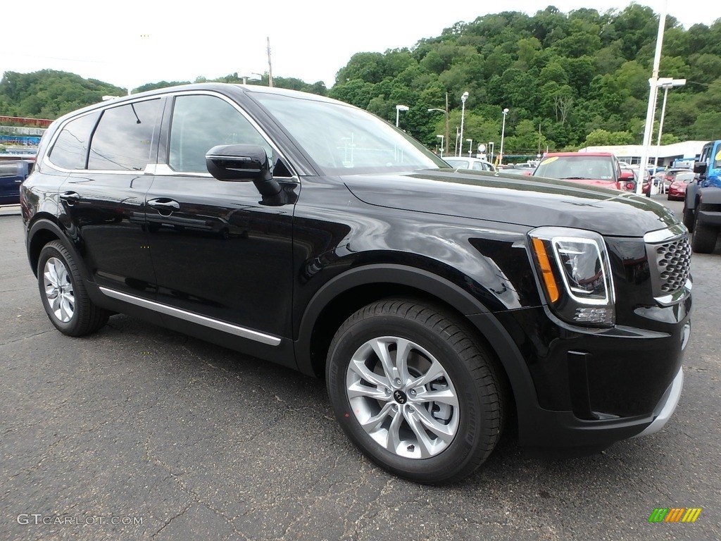 2020 Telluride LX AWD - Ebony Black / Black photo #9