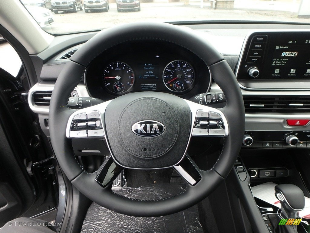 2020 Kia Telluride S AWD Black Steering Wheel Photo #133481038