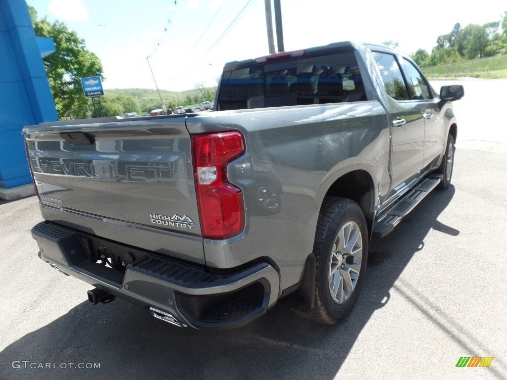 2019 Silverado 1500 High Country Crew Cab 4WD - Satin Steel Metallic / Jet Black photo #8