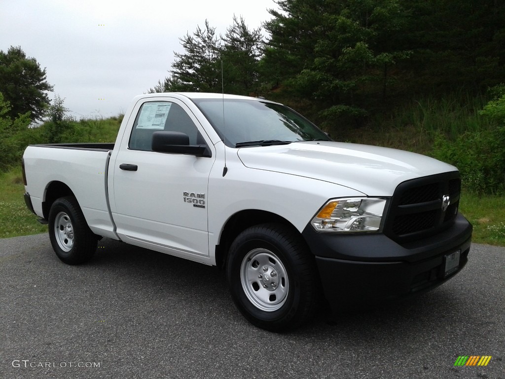 2019 1500 Classic Tradesman Regular Cab - Bright White / Black/Diesel Gray photo #4