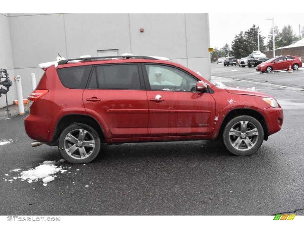 2010 RAV4 Sport V6 4WD - Barcelona Red Metallic / Dark Charcoal photo #7