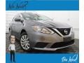 2017 Gun Metallic Nissan Sentra S  photo #1