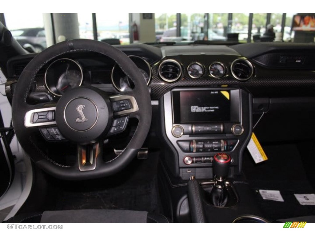 2019 Mustang Shelby GT350 - Oxford White / GT350 Ebony Leather/Miko Suede photo #14