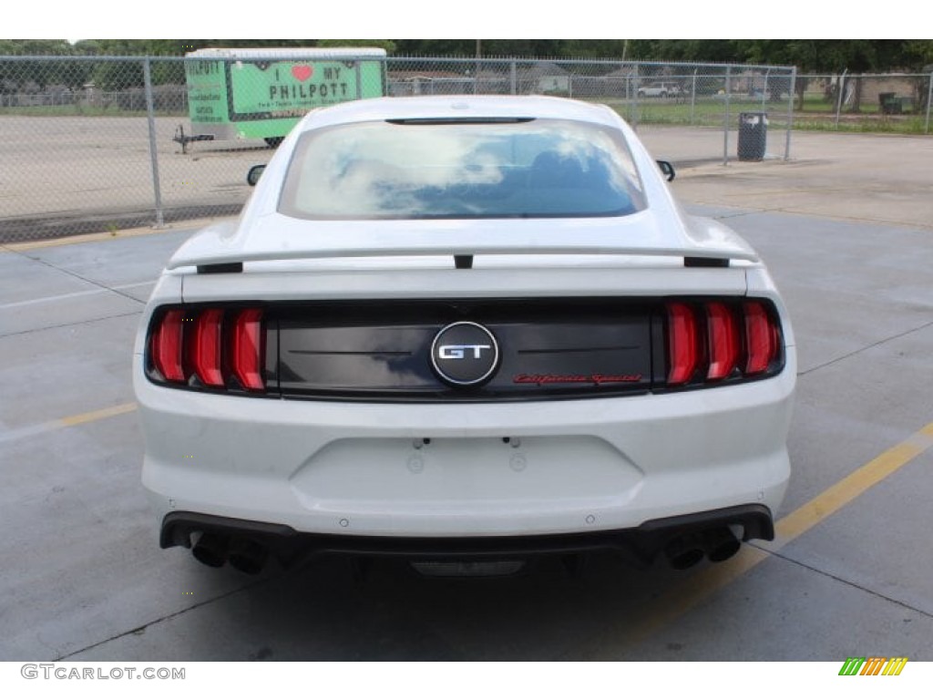 2019 Mustang California Special Fastback - Oxford White / Ebony w/Miko Suede and Red Accent Stitching photo #7