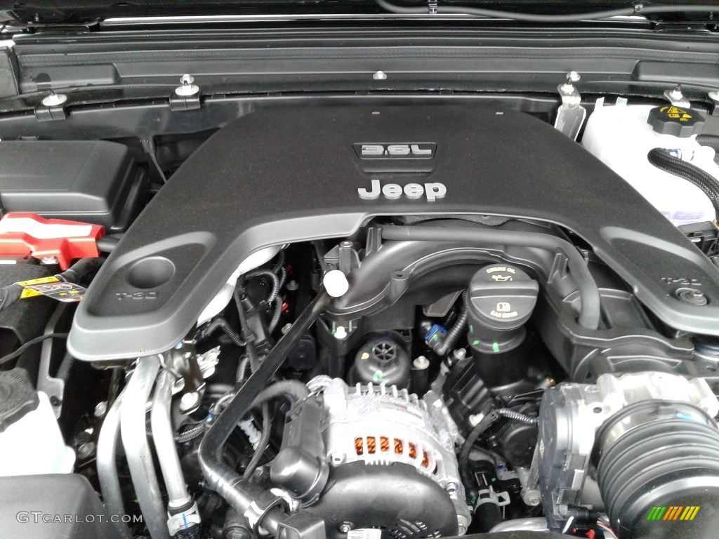 2019 Jeep Wrangler Unlimited Rubicon 4x4 3.6 Liter DOHC 24-Valve VVT V6 Engine Photo #133487519