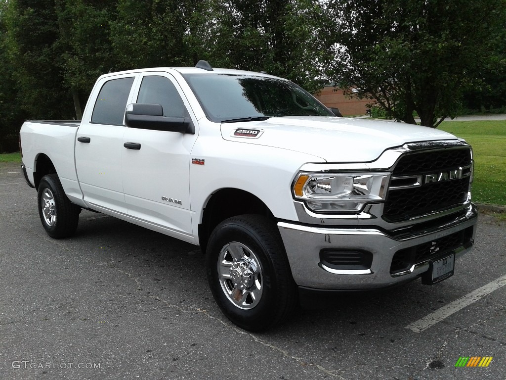 2019 2500 Tradesman Crew Cab 4x4 - Bright White / Black photo #4