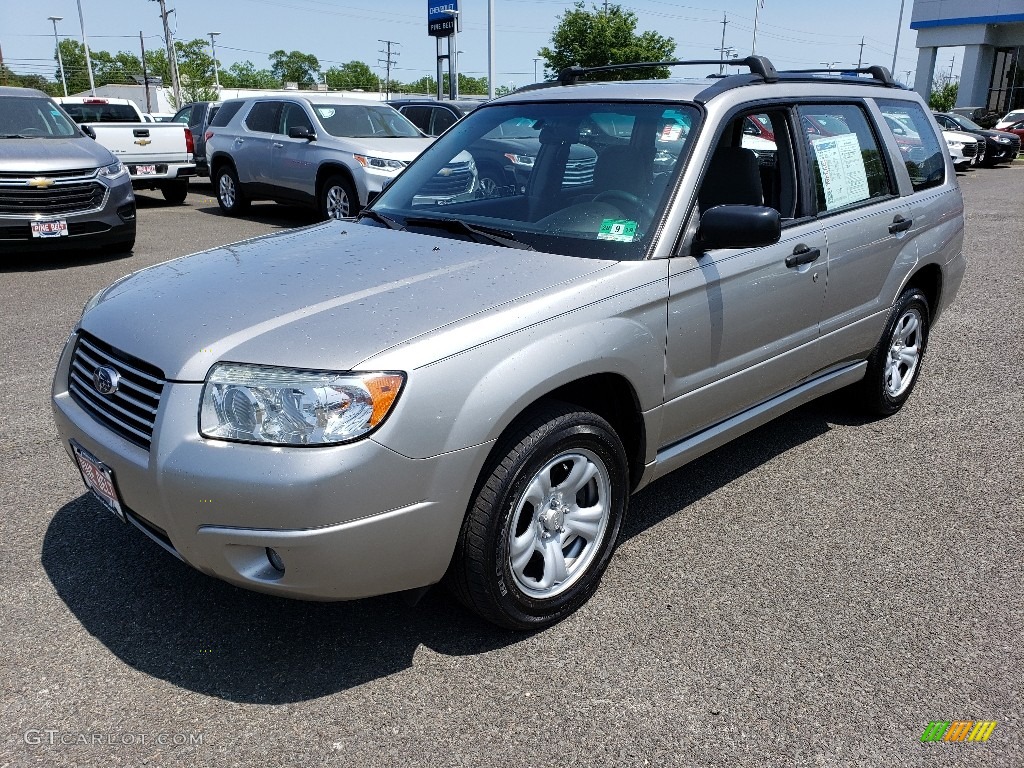 2007 Forester 2.5 X - Crystal Gray Metallic / Graphite Gray photo #3