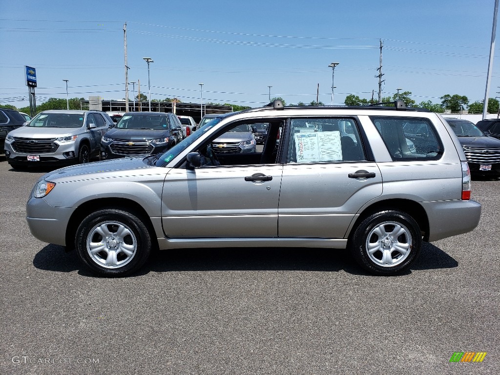 2007 Forester 2.5 X - Crystal Gray Metallic / Graphite Gray photo #4