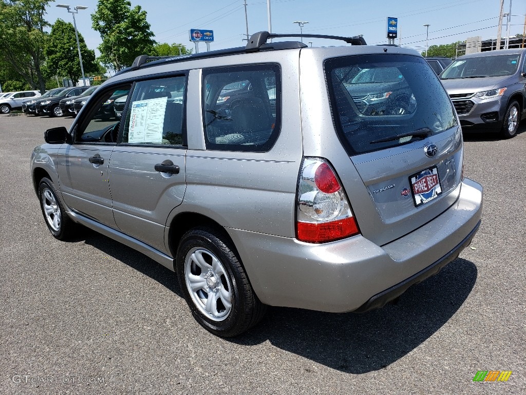 2007 Forester 2.5 X - Crystal Gray Metallic / Graphite Gray photo #5