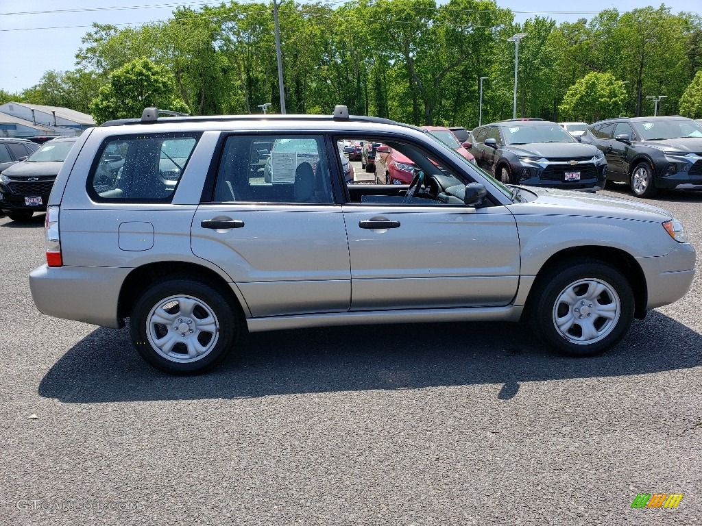 2007 Forester 2.5 X - Crystal Gray Metallic / Graphite Gray photo #8