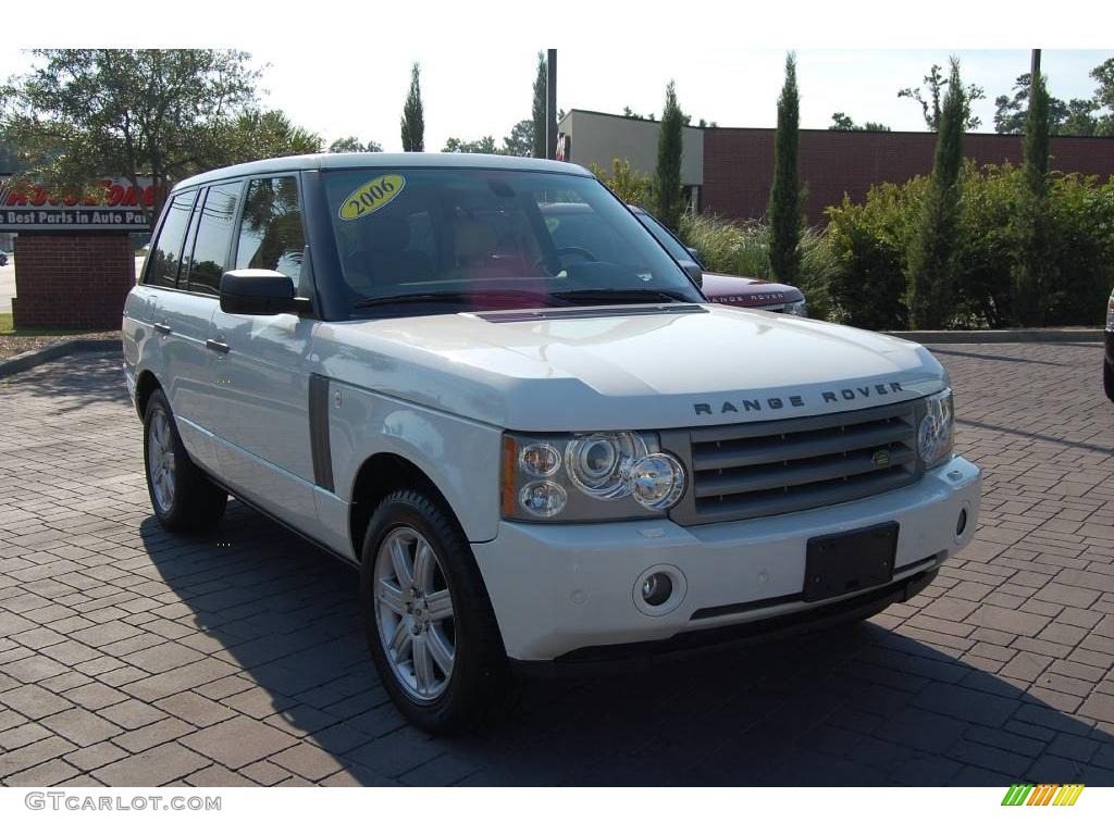 2006 Range Rover HSE - Chawton White / Sand/Jet photo #1