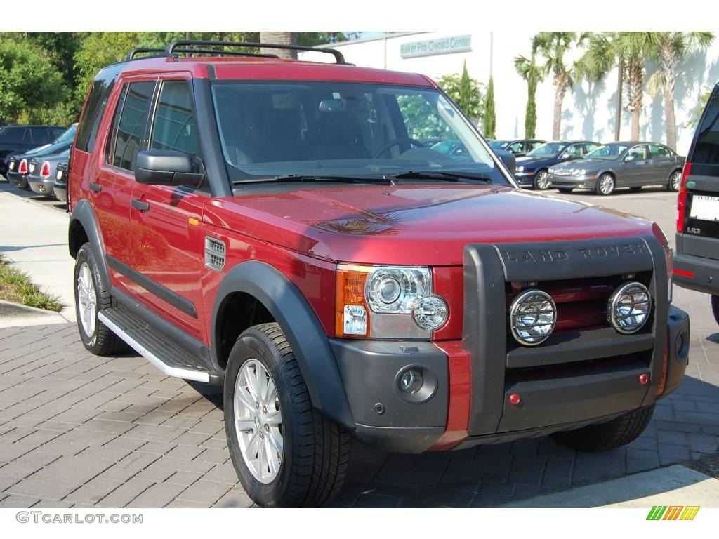 2008 LR3 V8 SE - Rimini Red Metallic / Ebony Black photo #1